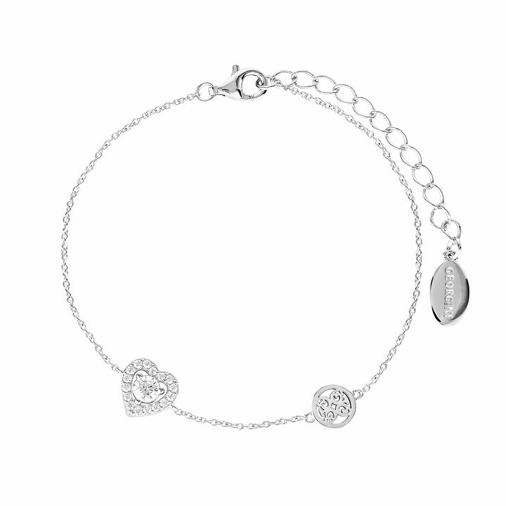 Georgini Bracelet Georgini Signature Sealed With A Kiss Bracelet Silver Brand