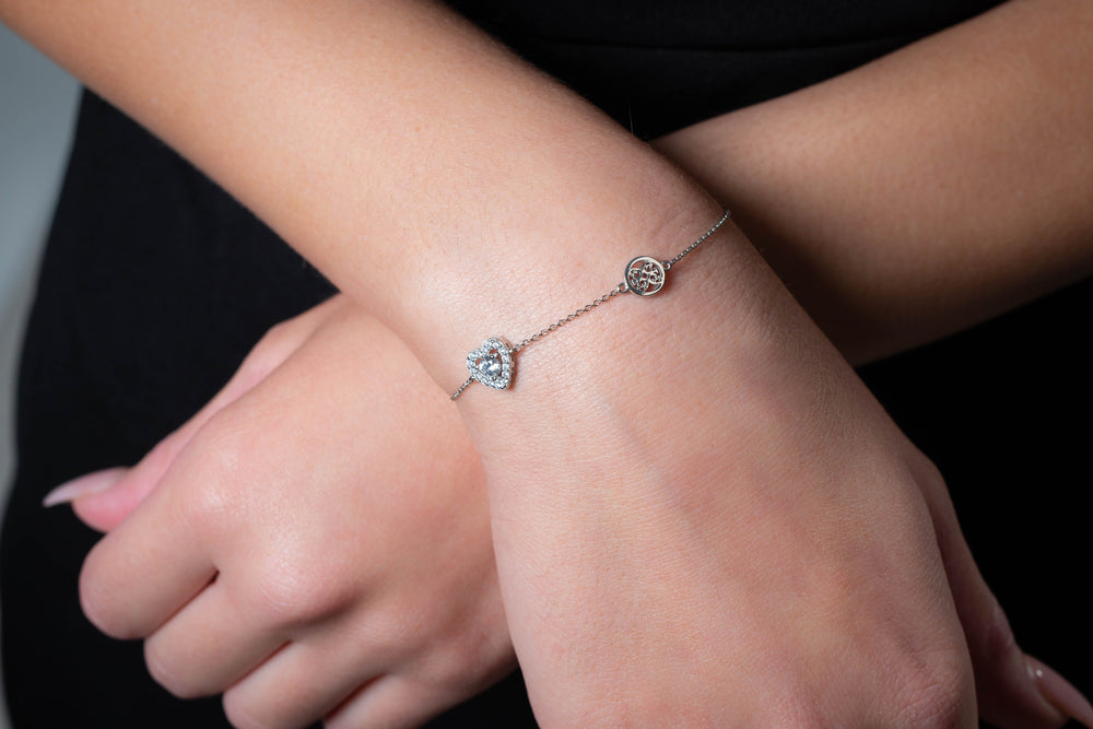 Georgini Bracelet Georgini Signature Sealed With A Kiss Bracelet Silver Brand