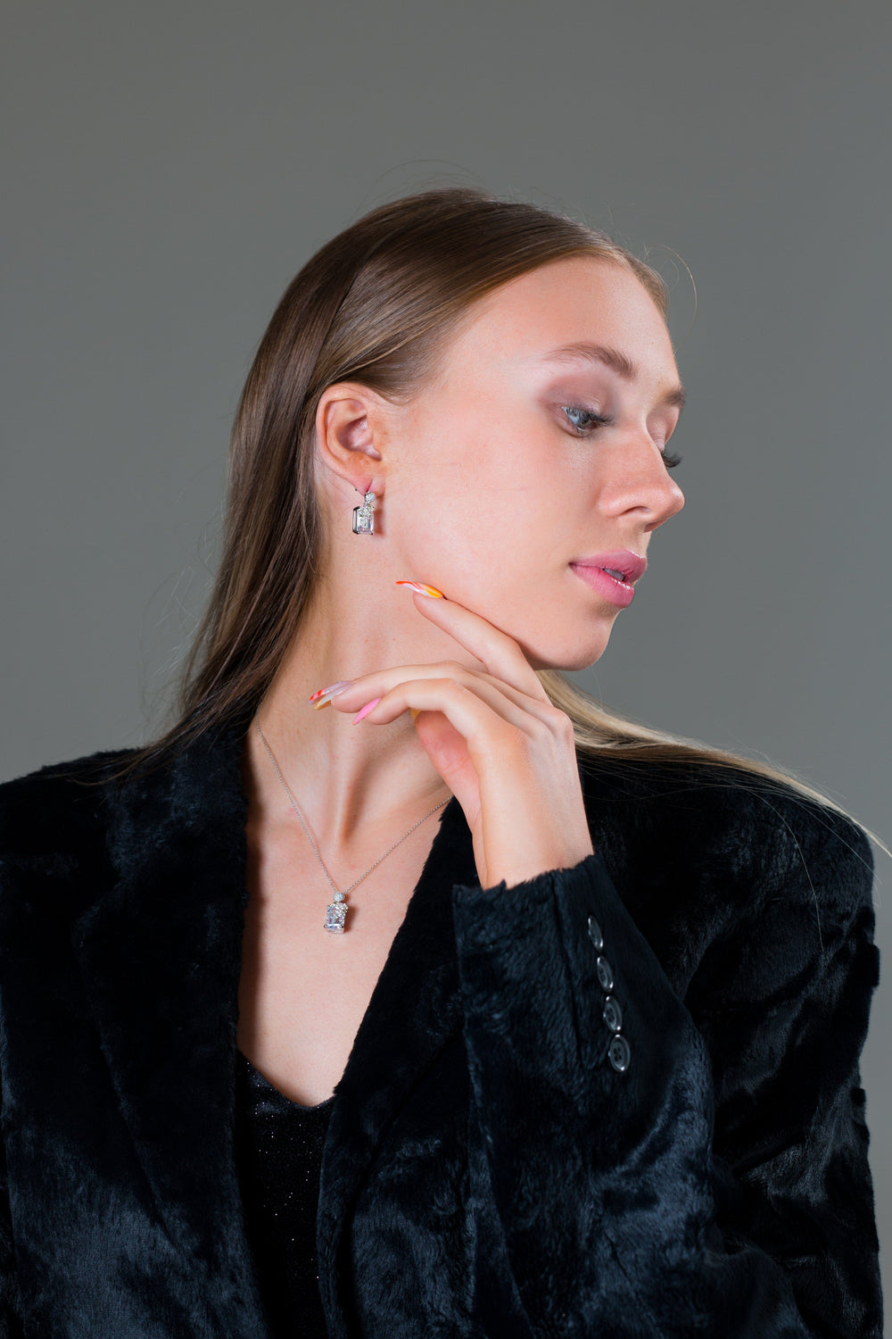 Georgini Earring Georgini Summer Sorbet Bubblegum Blossom Multi Coloured Earrings Silver Brand