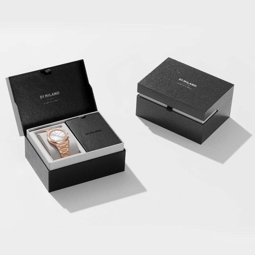 D1 Milano Watch D1 Milano Ultra Slim 34mm Rose Cloud Watch Brand